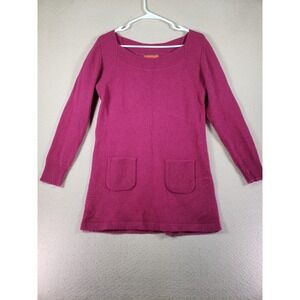 Merrell Sweater Womens Small Pink Knit Long Sleeve Winterwear Warm Wool Blend